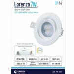 שקוע תקרה עגול 7W LORENZO