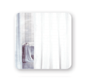 וילון אמבטיה 1.8X2.4 ”לבן קלאסי“ SPLASH