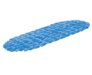שטיח נגד החלקה ''חלוקי נחל'' כחול SPLAS