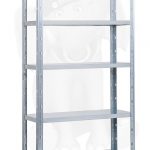 כוננית מתכת 5 מדפים פירנצה 40X100X188 מוכסף