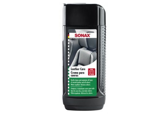 מנקה ומגן למושבי עור לרכב SONAX