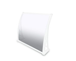 סוכך כניסה/חלון פוליקרבונט דחוס לבן 1500DX1000W SOLID white