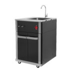 כיור לגריל גלקסי שחור GLX-SI-02