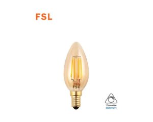 לד נר ניתן לעימעום 5W אור חם FSL E14 1