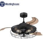 ‏מאוורר תקרה Westinghouse Dunlin 42" + שלט