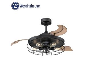 ‏מאוורר תקרה Westinghouse Dunlin 42" + שלט