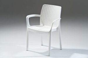 כסא באלי BALI לבן - כתר