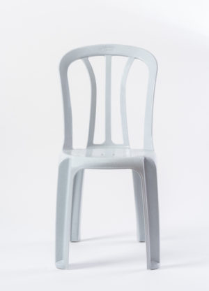 כסא קלאב 2 כתר-לבן