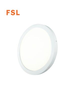 פאנל FSL עגול צמוד תקרה 18W אור קר