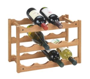 כוורת יין ל 12 בקבוקי יין מעץ אגוז דגם WENKO NORWAY