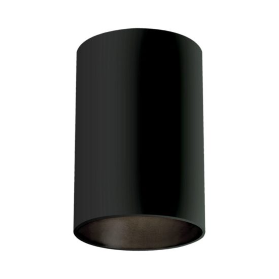 גוף תאורה צמוד תקרה צילינדר שחור ROMI 24W אור ניטרלי