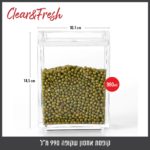 קופסת אחסון שקופה CLEAR & FRESH - 990ML