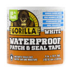 סרט אטימה והדבקה גמיש לבן גורילה Gorilla Waterproof Patch & Seal Tape