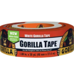 סרט הדבקה  חבלה לבן גורילה סופר חזק Gorilla Tape 48mmX27.4m, ***החזק מכולם, כמות דבק כפולה, 3 שכבות, עמיד מזג אויר***