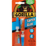 דבק גורילה סופר גלו מחוזק 6 גרם (זוג) Gorilla Glue, ***תרכובת מחוזקת גומי לתיקונים קטנים ומיידיים, פקק אנטי סתימה***