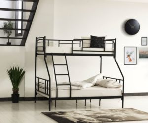 מיטת קומתיים זוגית נובה מתכת מבית Twins Design  90/190+140/190