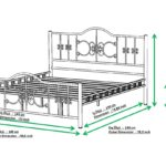 מיטת פרו זוגית 160/200 שחור מתכת דגם מבית Twins Design