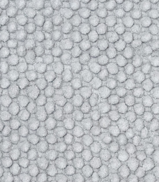 שטיחון אמבט 100% כותנה פופקורן אפור בהיר