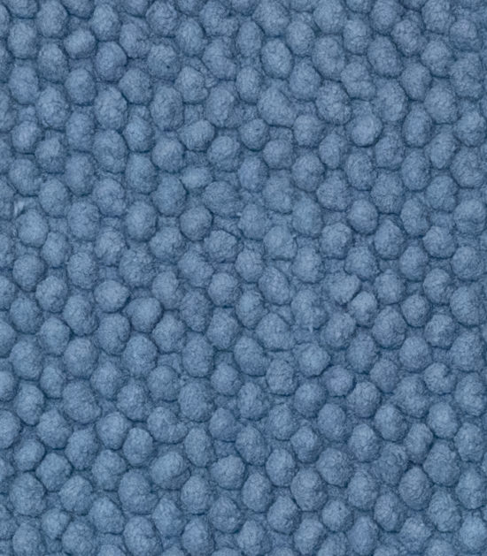 שטיחון אמבט 100% כותנה פופקורן כחול