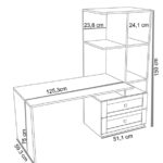 שולחן עבודה דגם Side סיד מבית Twins Design