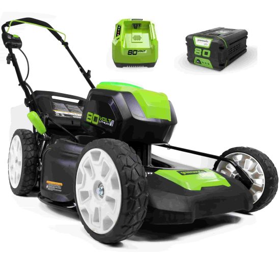 מכסחת דשא51 ס"מ 80V+סוללה 2AH+ מטען 80V greenworks