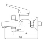 ברז אמבט MARINA 6703A אקווילה