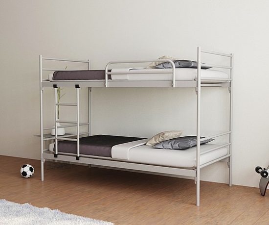 מיטת קומותיים ממתכת דגם לינדה 80/190 מבית Twins Design