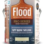 פלאד צבע חצי שקוף לעץ פנינה 3.78 ליטר