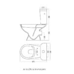 אסלת מונובלוק Alpha WC אלפא