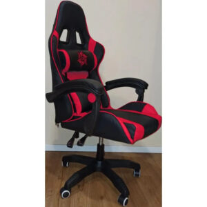 כיסא גיימינג - דגם Inter / שחור-אדום