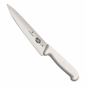 סכין טבח ידית פלסטיק לבן ויקטורינוקס