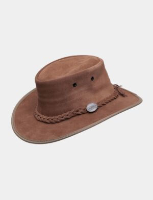 Barmah HI 1061 - כובע בוקרים רחב שוליים ברמה מזמש מידה XXL בצבע אגוז