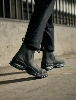Blundstone 2238 - נעלי בלנסטון 2238 גברים בצבע שחור ראסטיק מידה 45 בצבע ראסטיק שחור