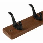 קולב 4 ווים עץ-שחור