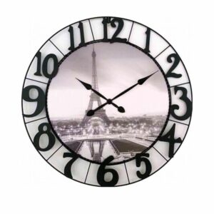 שעון קיר דגם אייפל נואר קוטר 86 ס"מ
