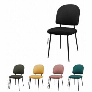 כיסא דגם אלטו ALTO מרופד בבד קטיפה במגוון צבעיים לבחירה