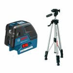 פלס לייזר Bosch צלב GCL25+חצובה BS150