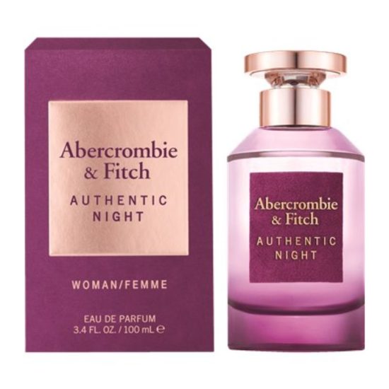 בושם לאשה Abercrombie & Fitch Authentic Night E.D.P 100ml