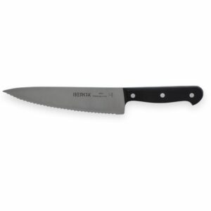 סכין שף משוננת 21 ס"מ | ניטים | BEROX
