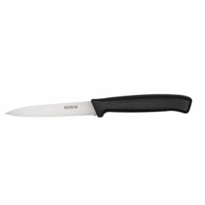 סכין עזר שחורה | משונן ושפיץ | BEROX