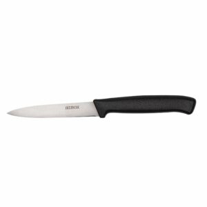 סכין עזר שחורה | חלק ושפיץ | BEROX
