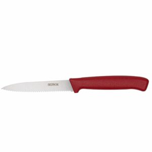 סכין עזר אדומה | משונן ושפיץ | BEROX