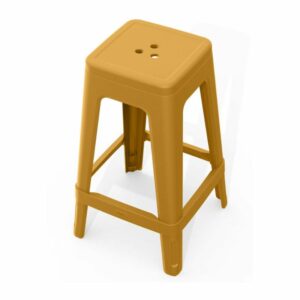 כסא בר לוקה צהוב C47 255550