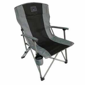 כיסא מתקפל דגם Siesta-אפור/שחור