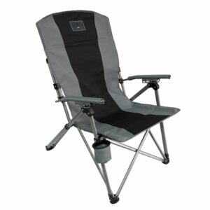 כיסא מתקפל דגם Siesta Pro-אפור/שחור