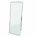 מראת גוף סטנד מלבן עם מסגרת מתכת מידה 60X160 ס"מ בצבע שחור מבית סטאר שופ STAR SHOP