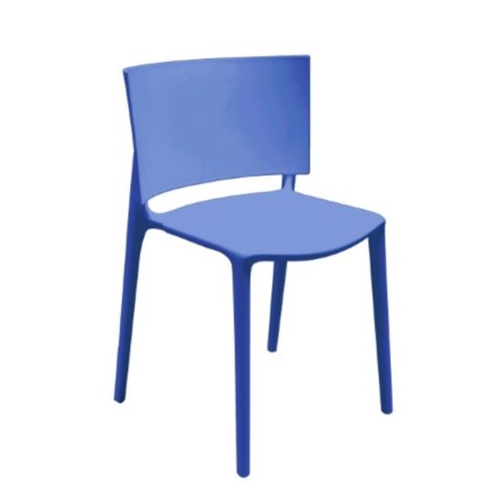 כסא מילאנו - כחול-יוון