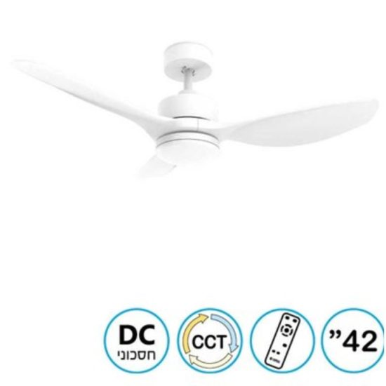 ‏מאוורר תקרה Classico 42'' CCT Premium DC NTP-CLS42-LED עם שלט Norther