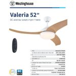 מאוורר תקרה ולריה 52" CCT Valeria