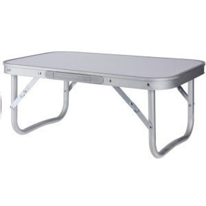 שולחן קמפינג אלומיניום לבן 56X34X24.5